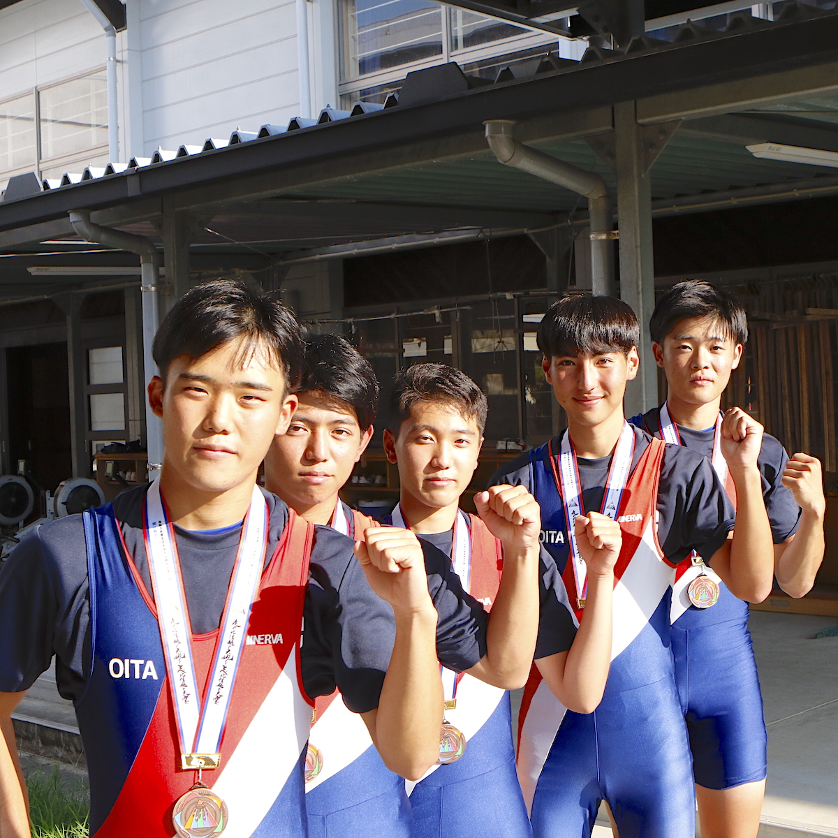 ３年生、夏物語　vol.11　ボート男子　日田高が勝ち取った、最後の夏にキラリと輝くメダル