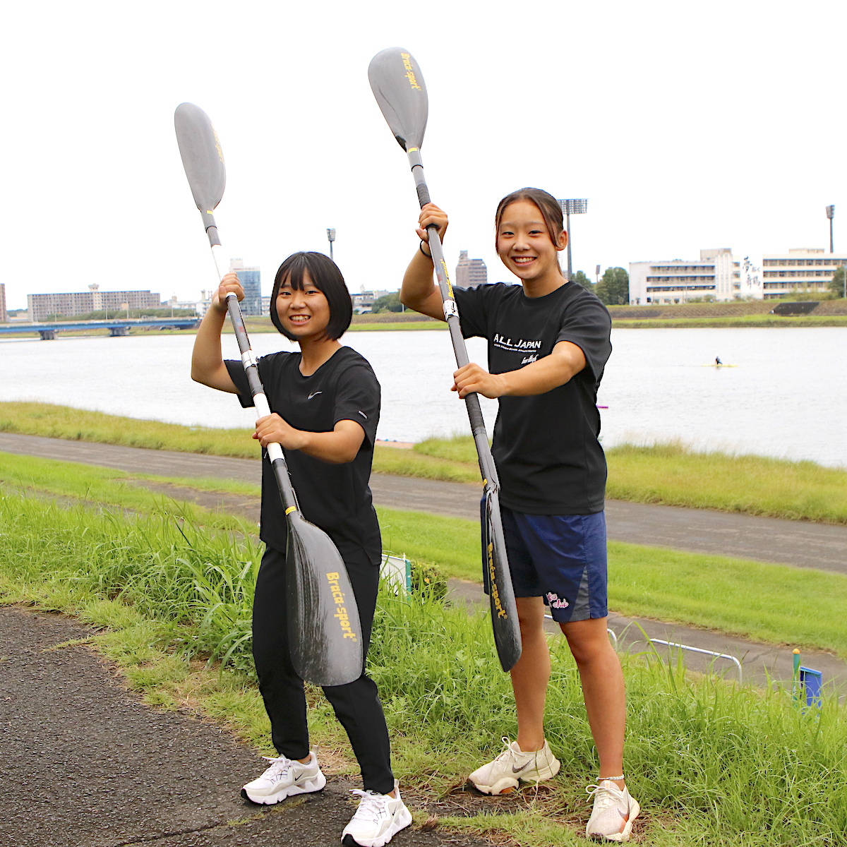 ３年生、夏物語　vol.12　カヌー女子　ケンカするほど仲良しの川井花菜&森桜子の大分舞鶴ペアが日本一