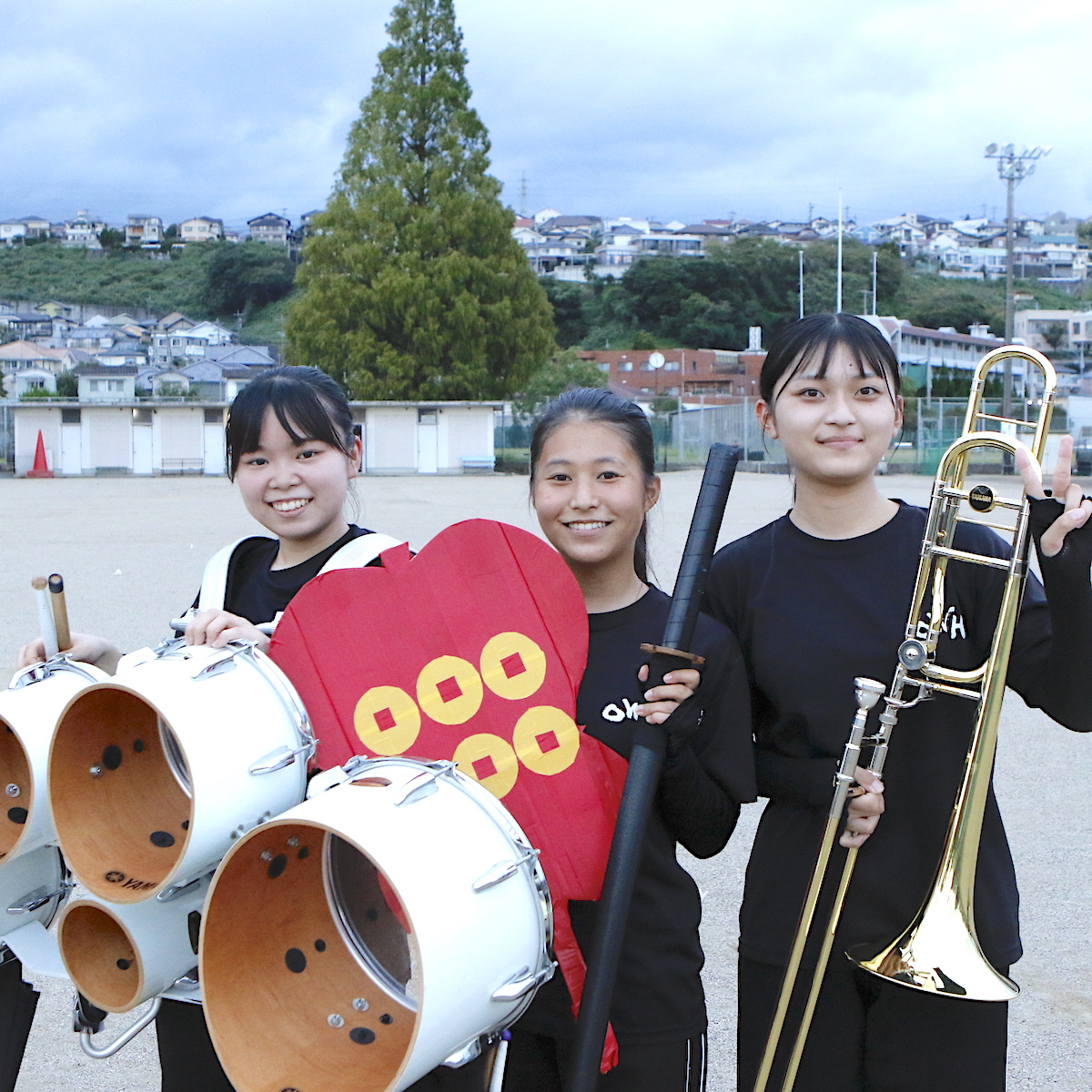 吹奏楽　演奏と動きを調和させ、観客を魅了する大分西高校