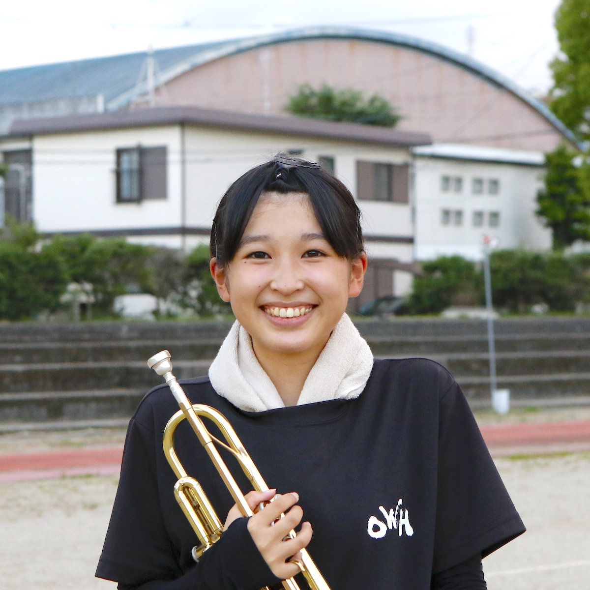 大分西高校吹奏楽部　岡沢美空（２年）　file. 437