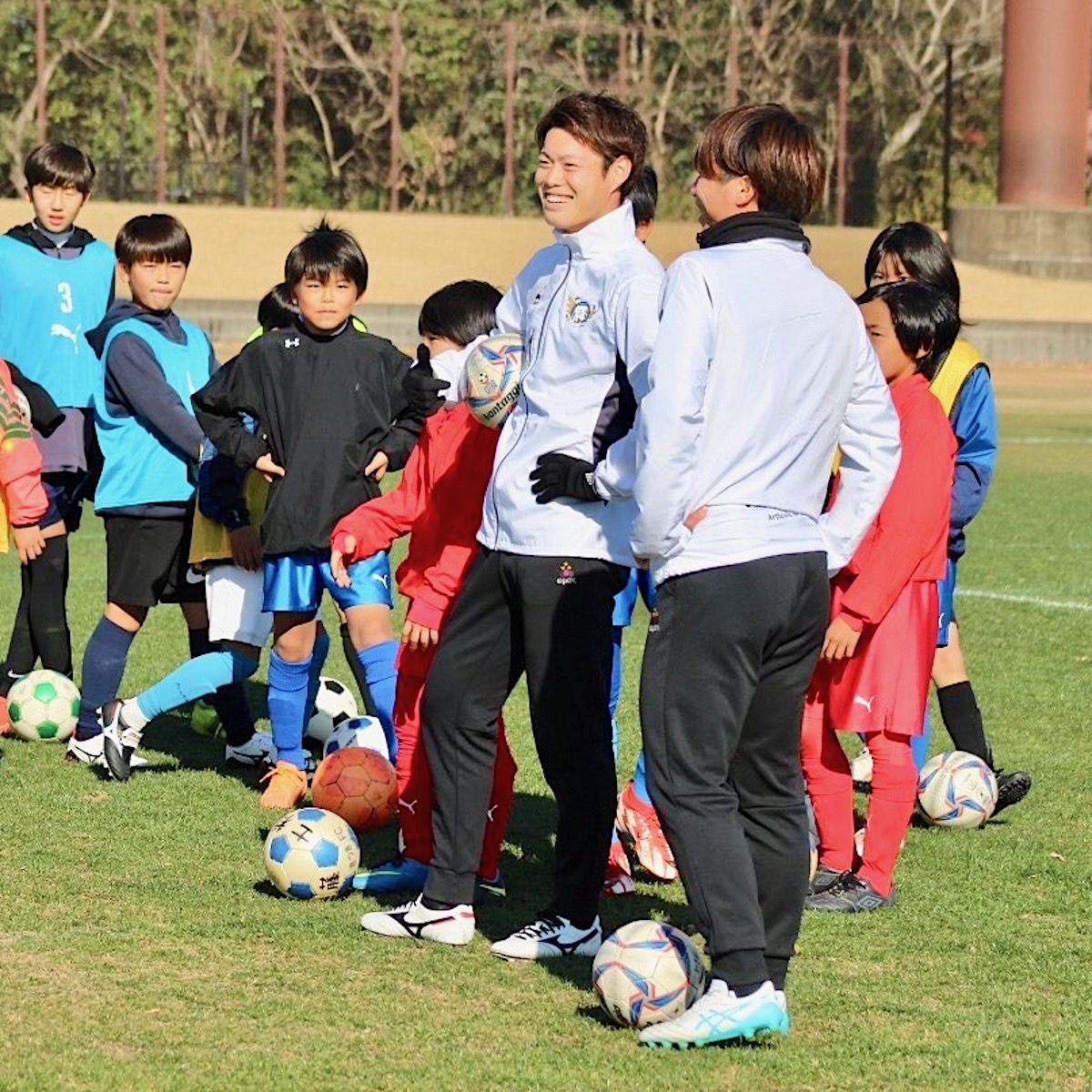サッカー教室「OITA夢プロジェクト」　大分県出身のJリーガーから子どもたちへ　
