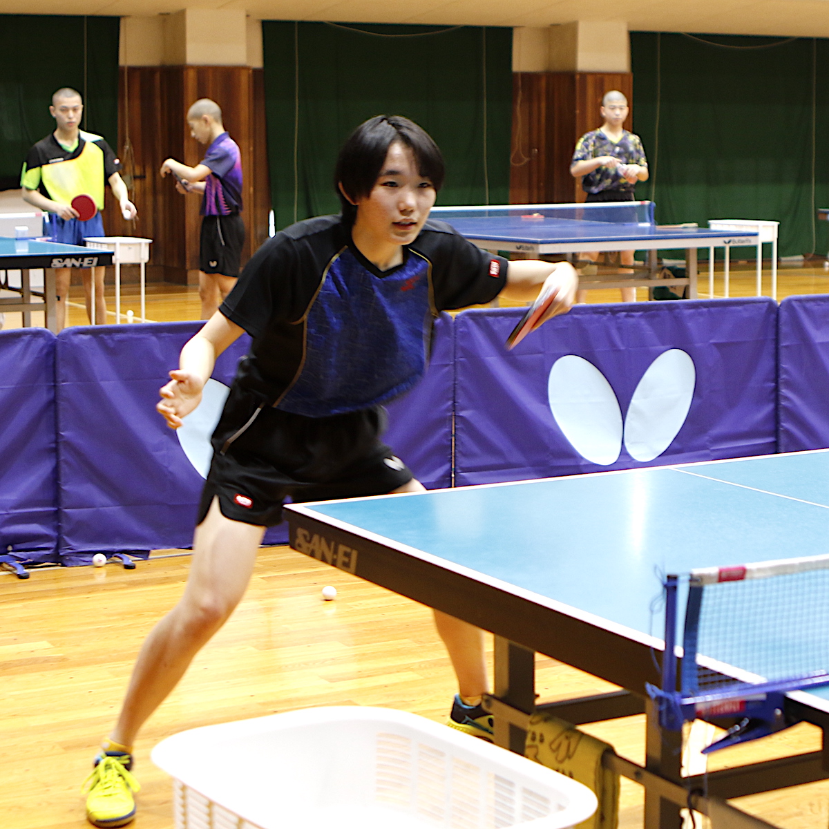 卓球女子　経験値を高めた明豊が、全国選抜ベスト８を目指す