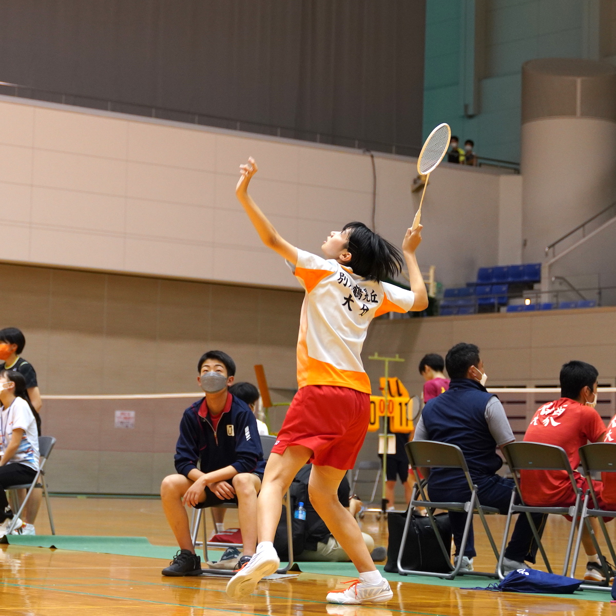 県高校総体　バドミントン女子団体　別府鶴見丘が９年ぶりの優勝