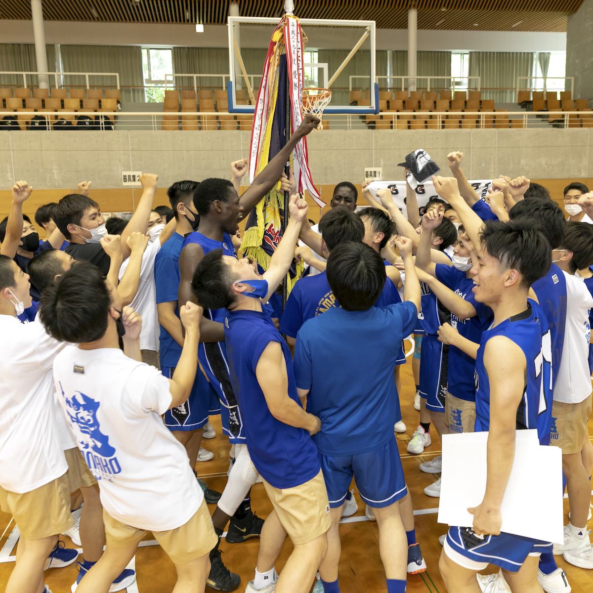 県高校総体　バスケットボール男子　チーム力の高さで柳ケ浦が２年連続４回目のV