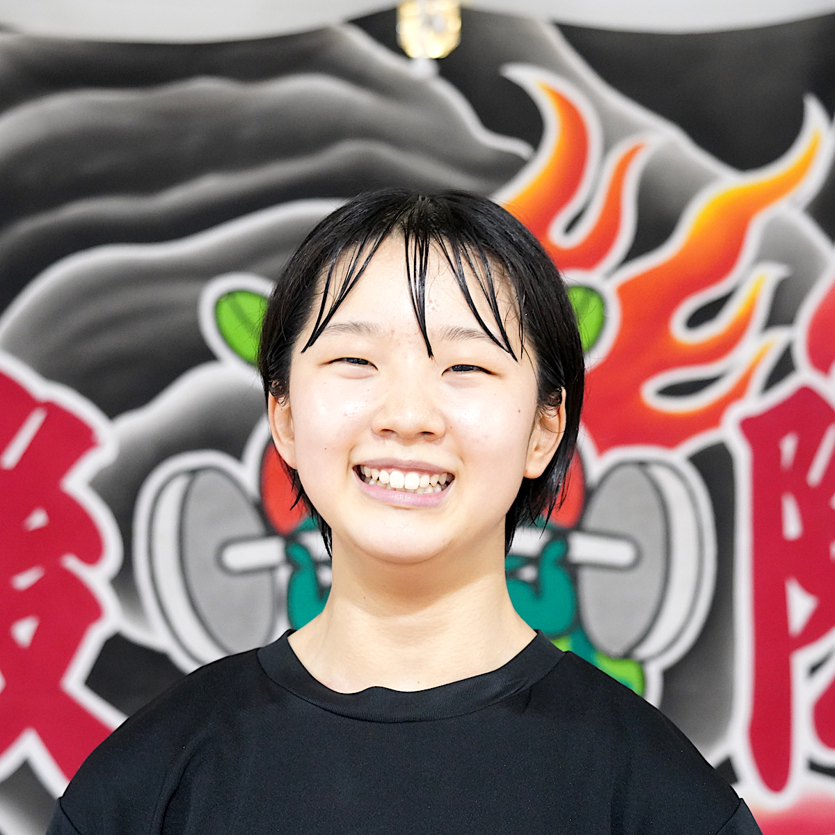 国東高校ウエイトリフティング部　阿部菜摘（３年）　　file.527