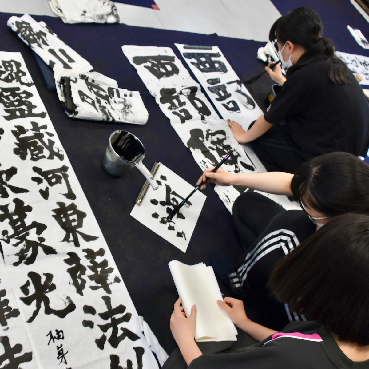 部員たちの志で日本一の書道部へ　大分南高校書道部