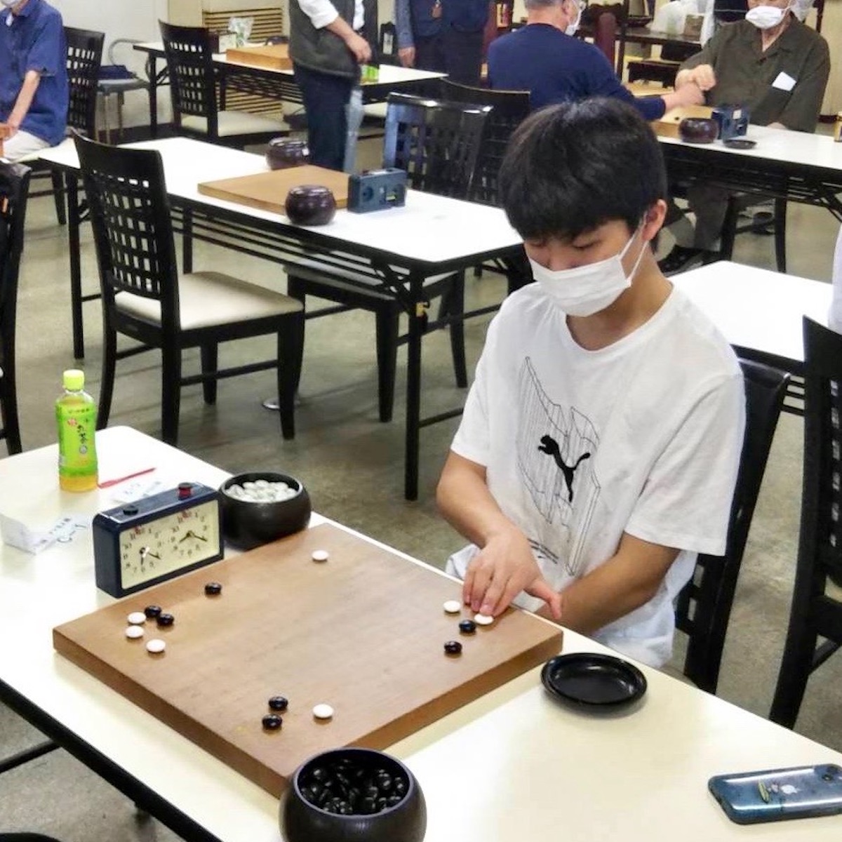 ひたむきに囲碁と向き合う15歳・小島二十（大分東明１年）