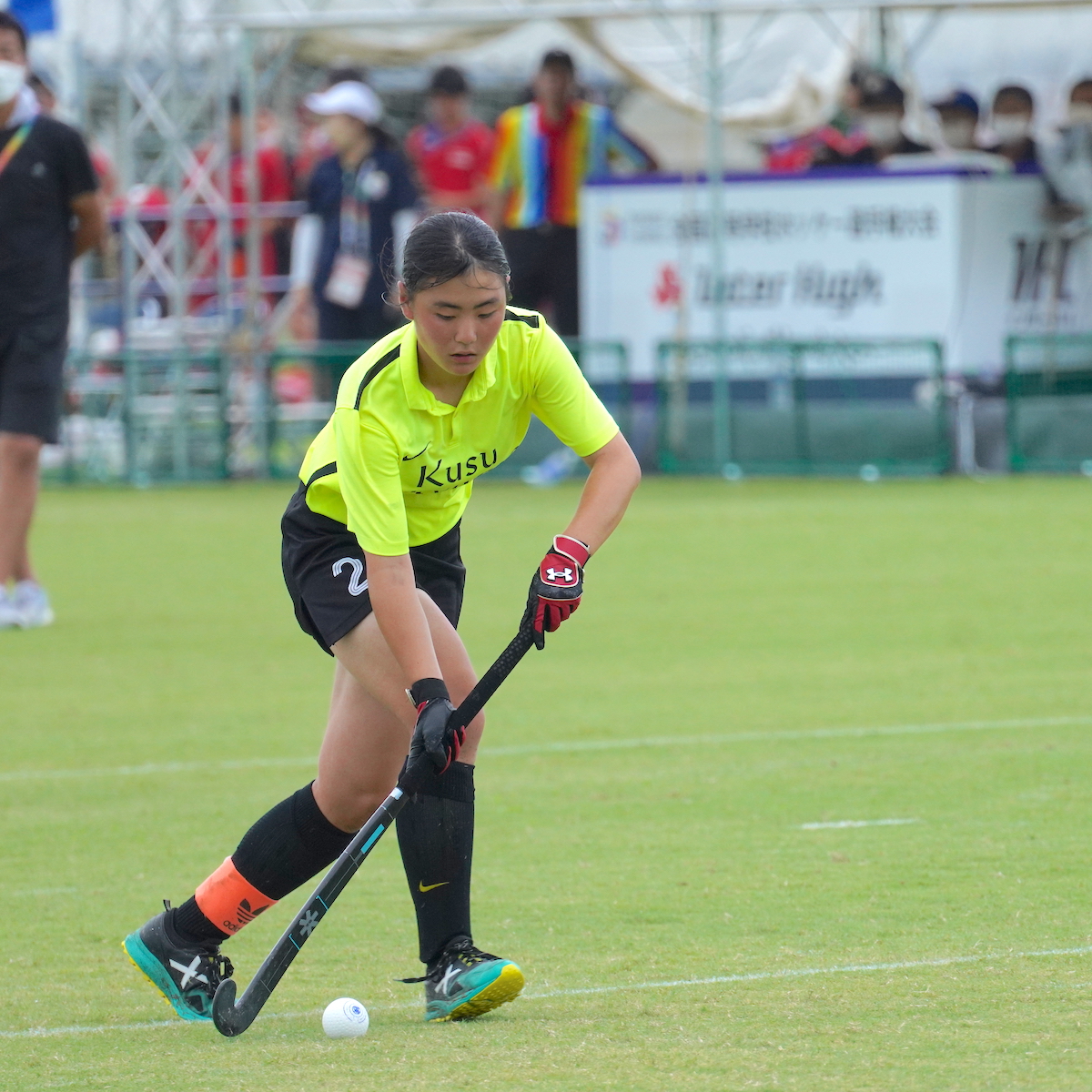 主将奮闘記　玖珠美山高校ホッケー部　宿利美咲（３年）　「インターハイの負けを無駄にしたくない」