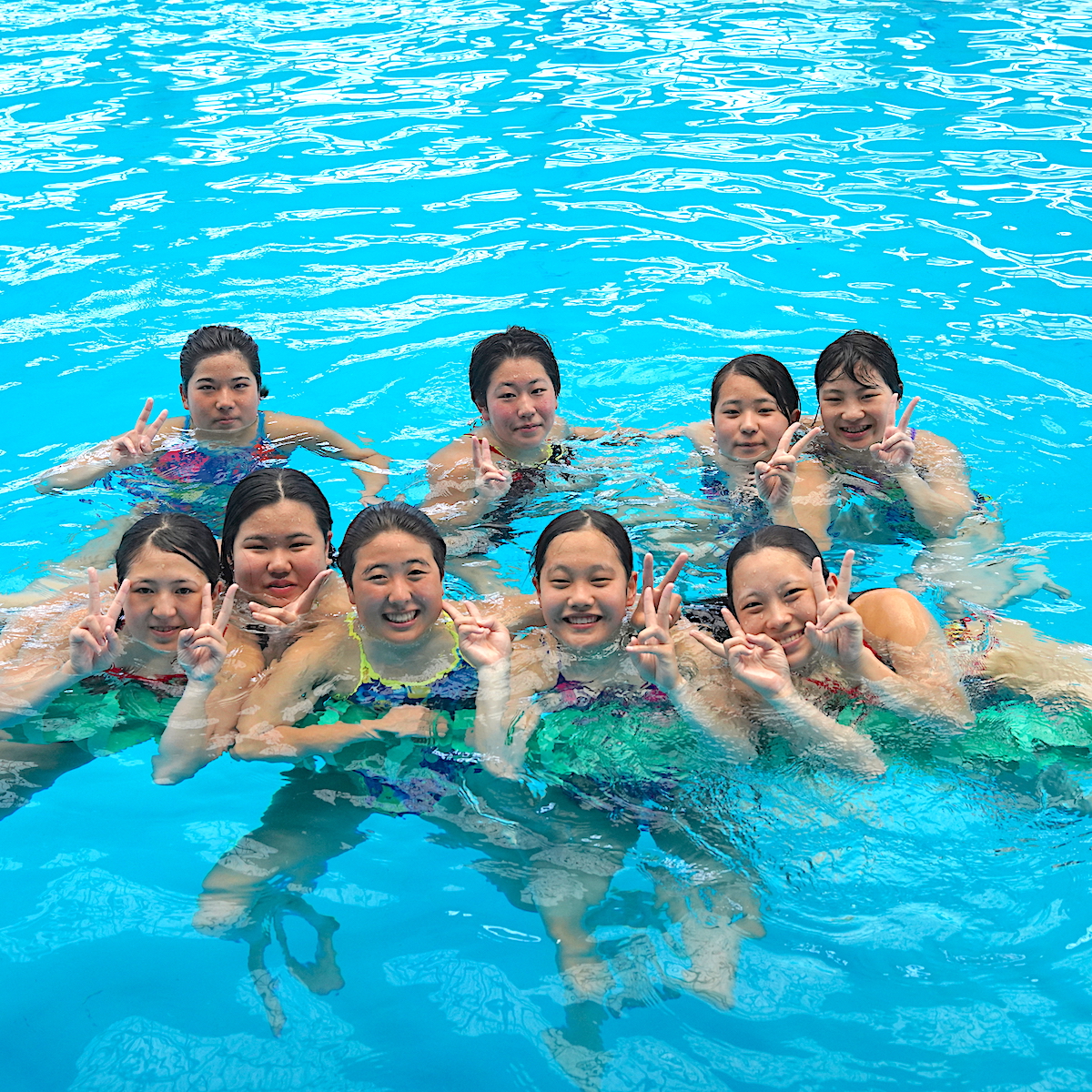 水球女子　初めての全国舞台に立つ大分水球クラブ、目標は全国での１勝