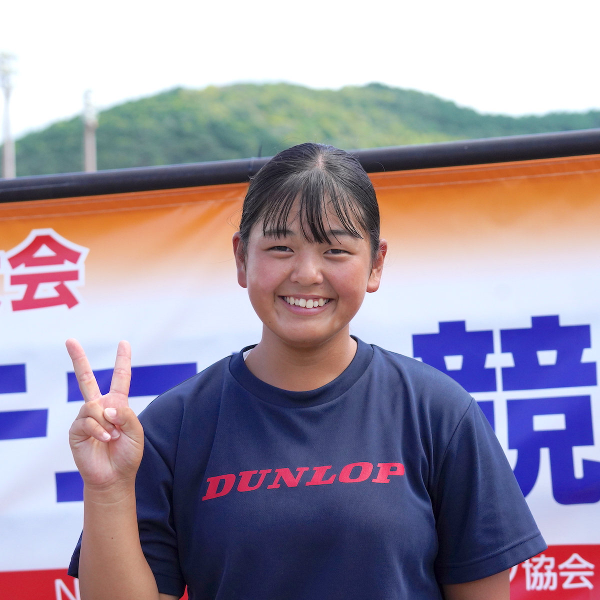 福徳学院高校テニス部　渡辺彩花（３年）　file.541