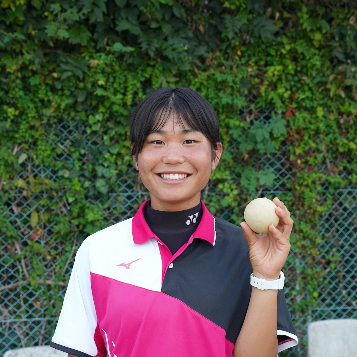 主将奮闘記　明豊高校ソフトテニス部　宮崎那々（２年）　「日本一になるために、どんなことがあっても真正面から向き合いたい」