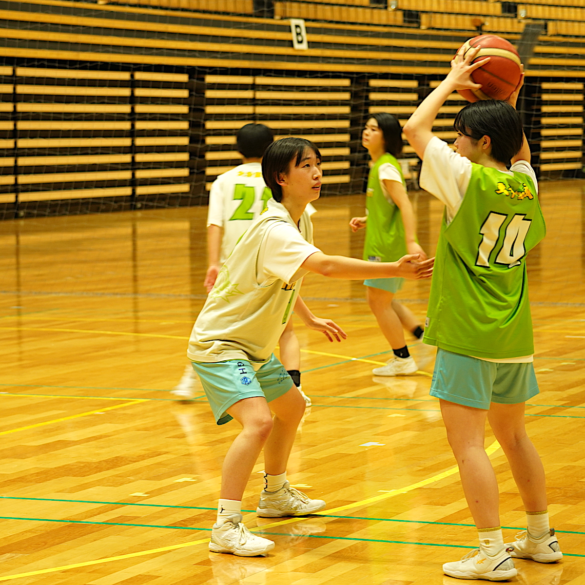全国大会冬の陣（３）　バスケットボール女子　磨き上げたパススタイルで高さに対抗、まずは初戦突破を目指す大分　【大分県】