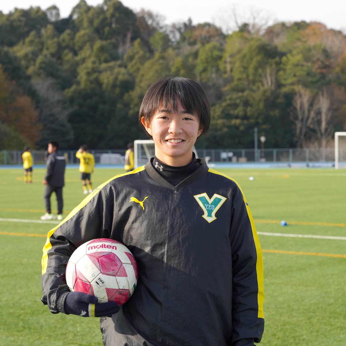 スター候補生インタビュー（５）　サッカー女子　松木葵（柳ケ浦３年）　【大分県】