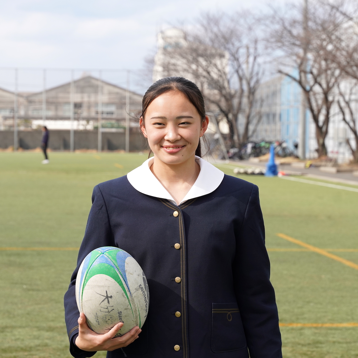 女子ラグビー　日本代表入りを目指す長谷部彩音（大分東明３年）　【大分県】