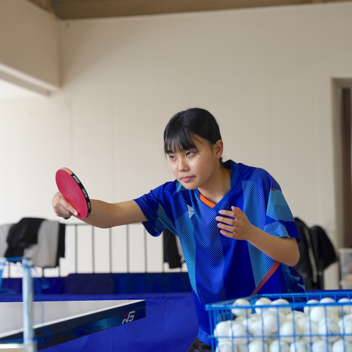 全国高校選抜大会　卓球女子　大舞台を楽しみ、手応えをつかんだ中津南　【大分県】