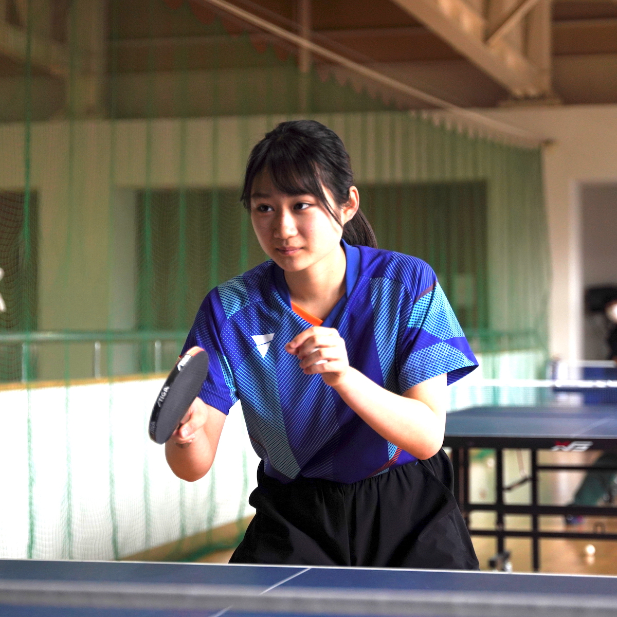 主将奮闘記　中津南高校卓球部　黒川春香（３年）　【大分県】