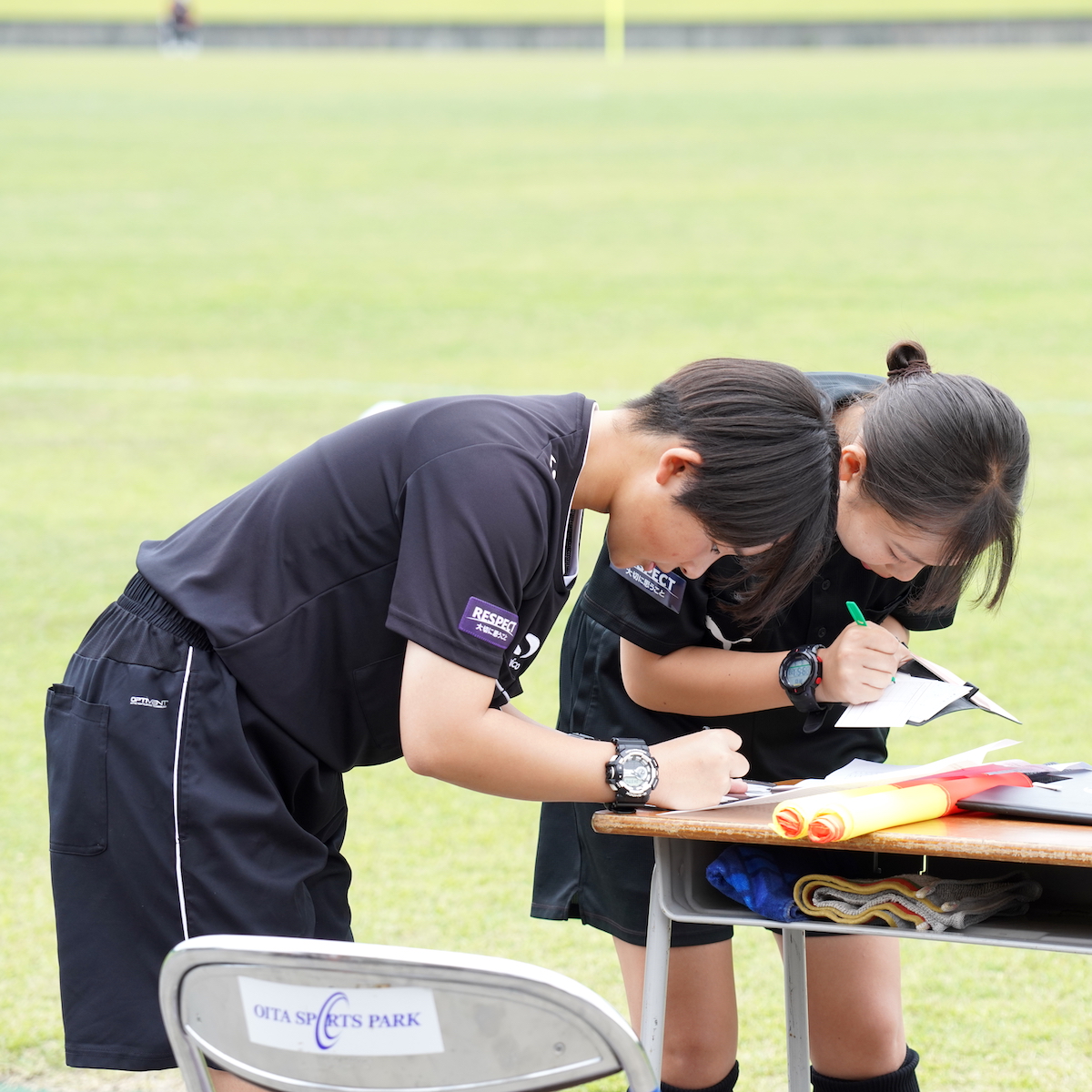 県高校総体　女子高校生レフェリーが初ホイッスル　【大分県】