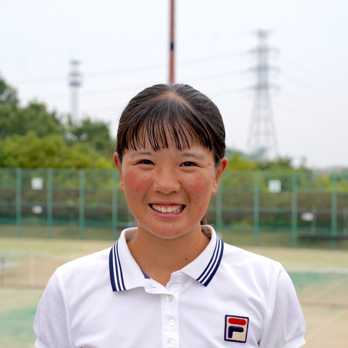 福徳学院高校テニス部　畑田優奈　（３年）　file.649