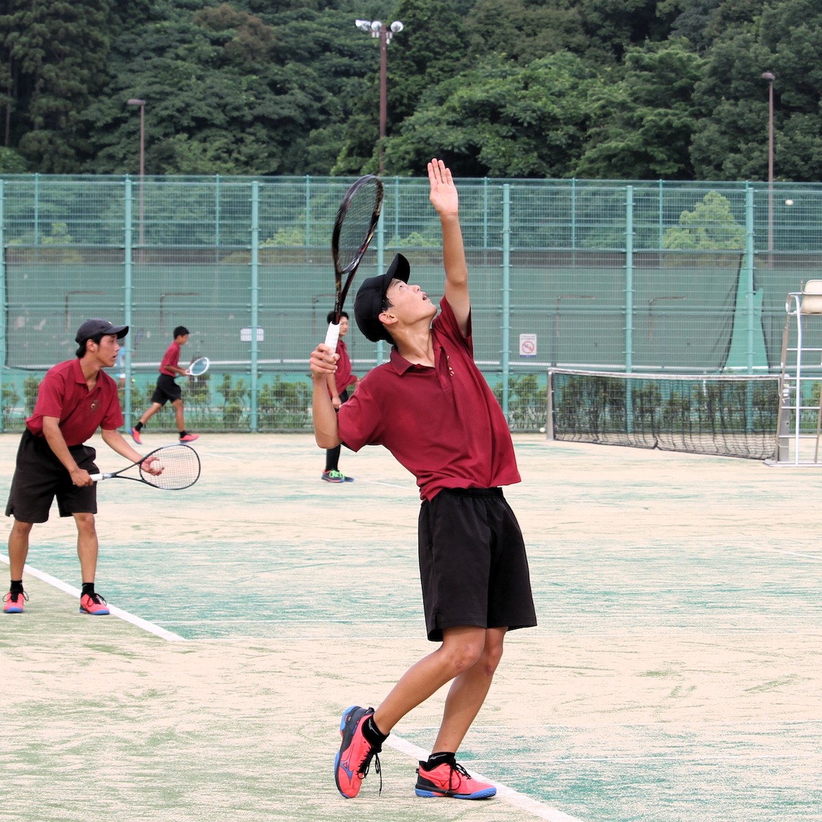 全国高校総体出場校紹介　ソフトテニス男子　大会を通して成長し、初戦突破を目指す大分　【大分県】