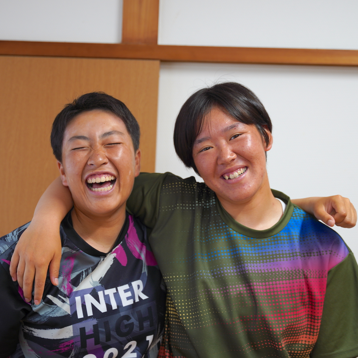 ３年生、夏物語2023　ソフトテニス女子　個人３位に輝いた樽村妹穏・竹松美紀（明豊３年）　【大分県】