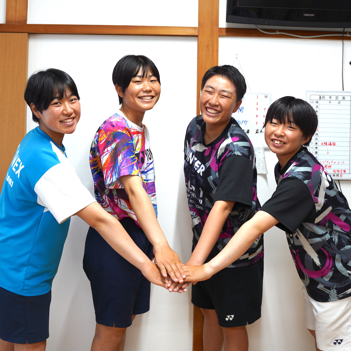 ソフトテニス女子　明豊と大分商業の選抜チームで国体出場を目指す　【大分県】