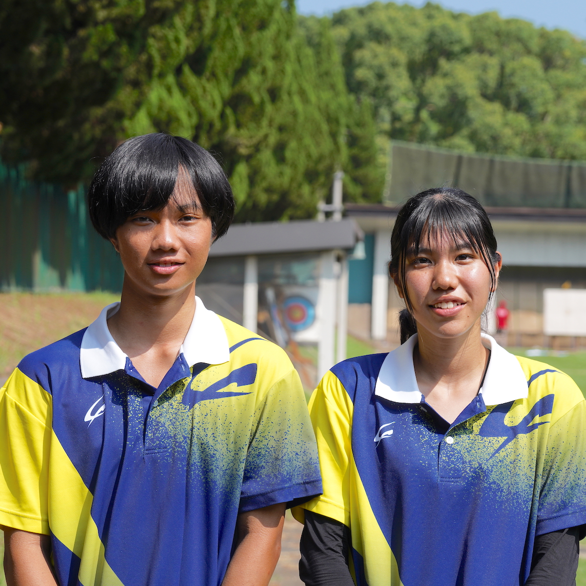 県高校新人大会　アーチェリー　個人戦は大分東明の芦刈隼人、林咲良が優勝　【大分県】