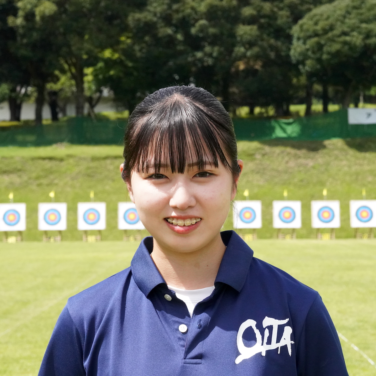 大分東明高校アーチェリー部　石井美羽（１年）　file.687