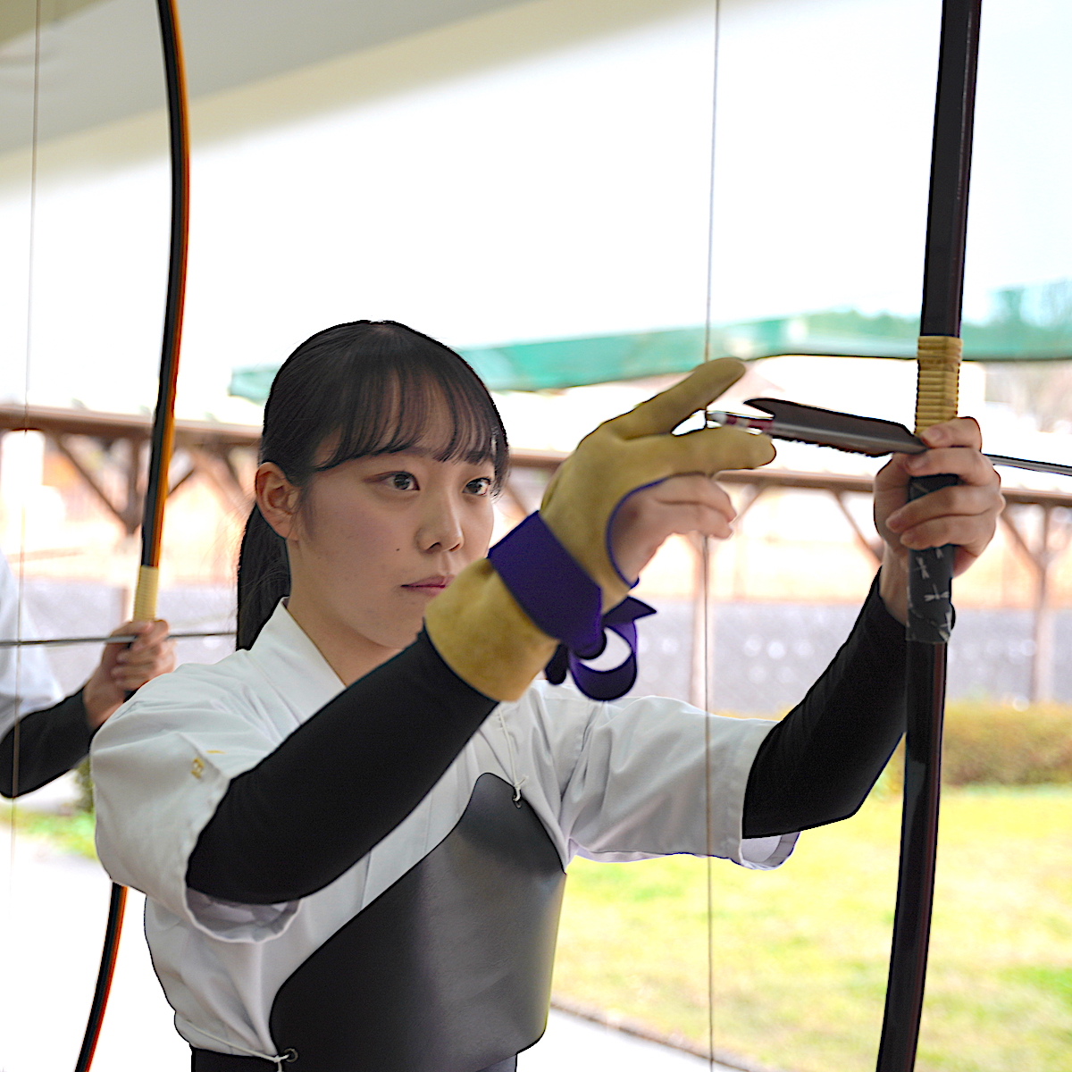 冬の主役たち（２）　弓道女子　当たる再現性を手にした吉海詩七（日田２年）　【大分県】