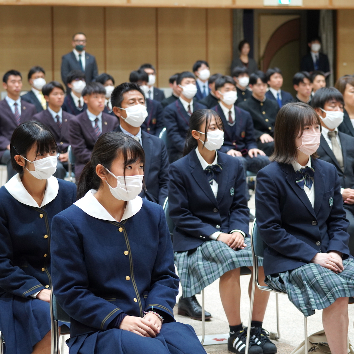 高校スポーツ　冬の全国大会激励壮行会　１分１秒でも長く大好きなスポーツができるように戦う　【大分県】