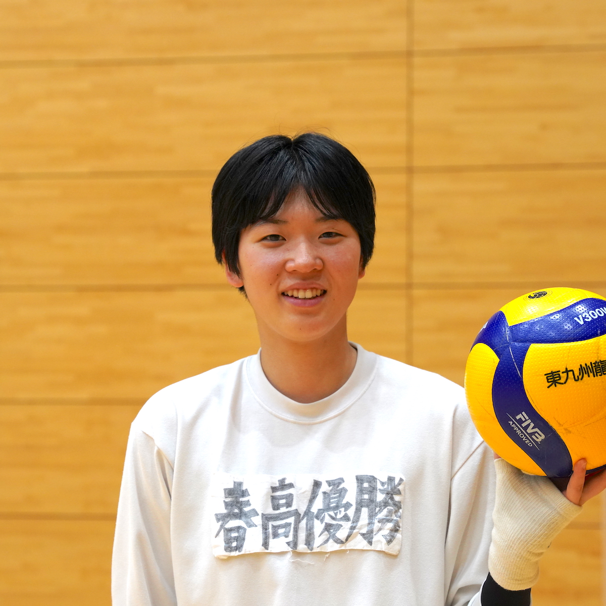 スター候補生インタビュー（２）　バレーボール　岡部詩音（東九州龍谷３年）「自分がどれだけ通用するか試したい」　【大分県】