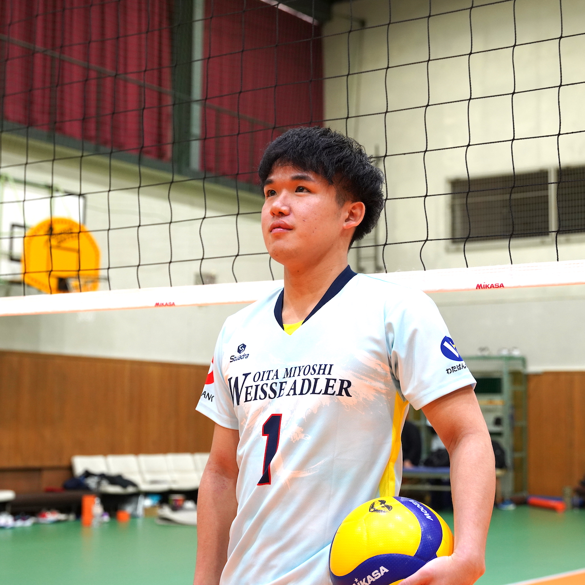 スター候補生インタビュー（５）　バレーボール　森田元希（日本体育大４年、大分南高卒）「地元選手として大分を盛り上げたい」　【大分県】