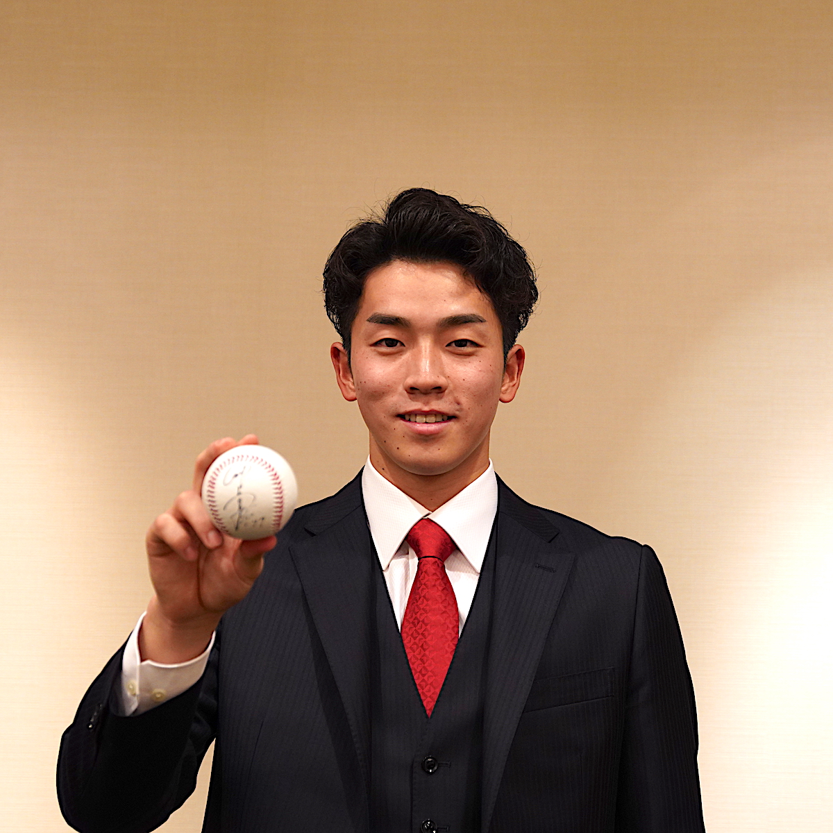 スター候補生インタビュー（６）　野球　常広羽也斗（青山学院大４年、大分舞鶴高卒）「ストレートで勝負したい」　【大分県】