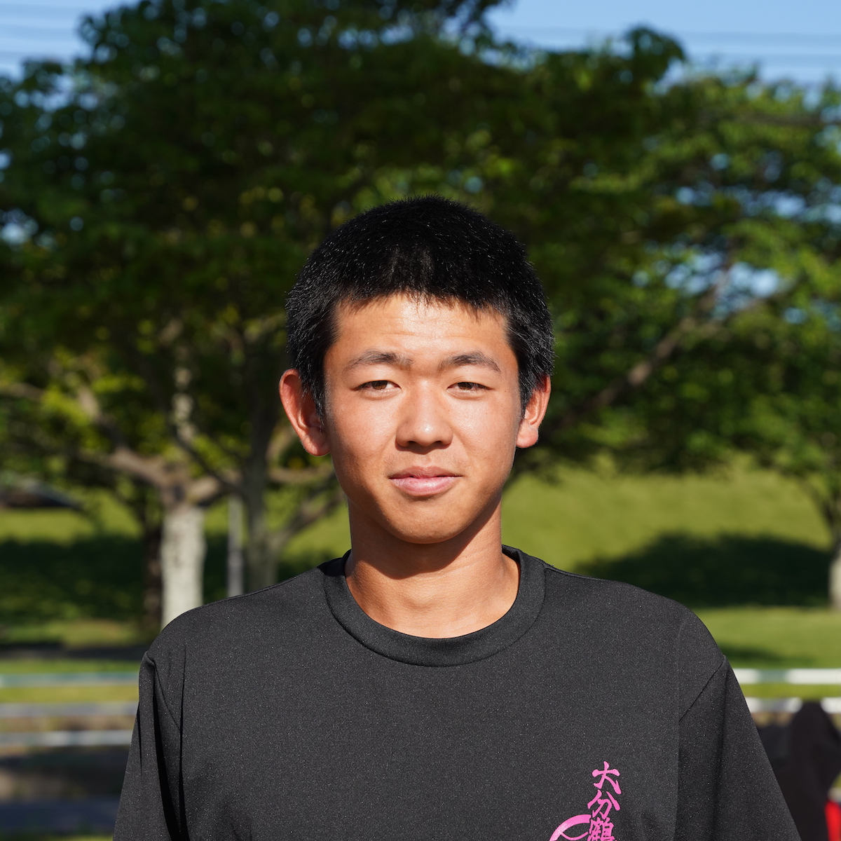 大分鶴崎高校テニス部　西郡優太朗（３年）　file.749