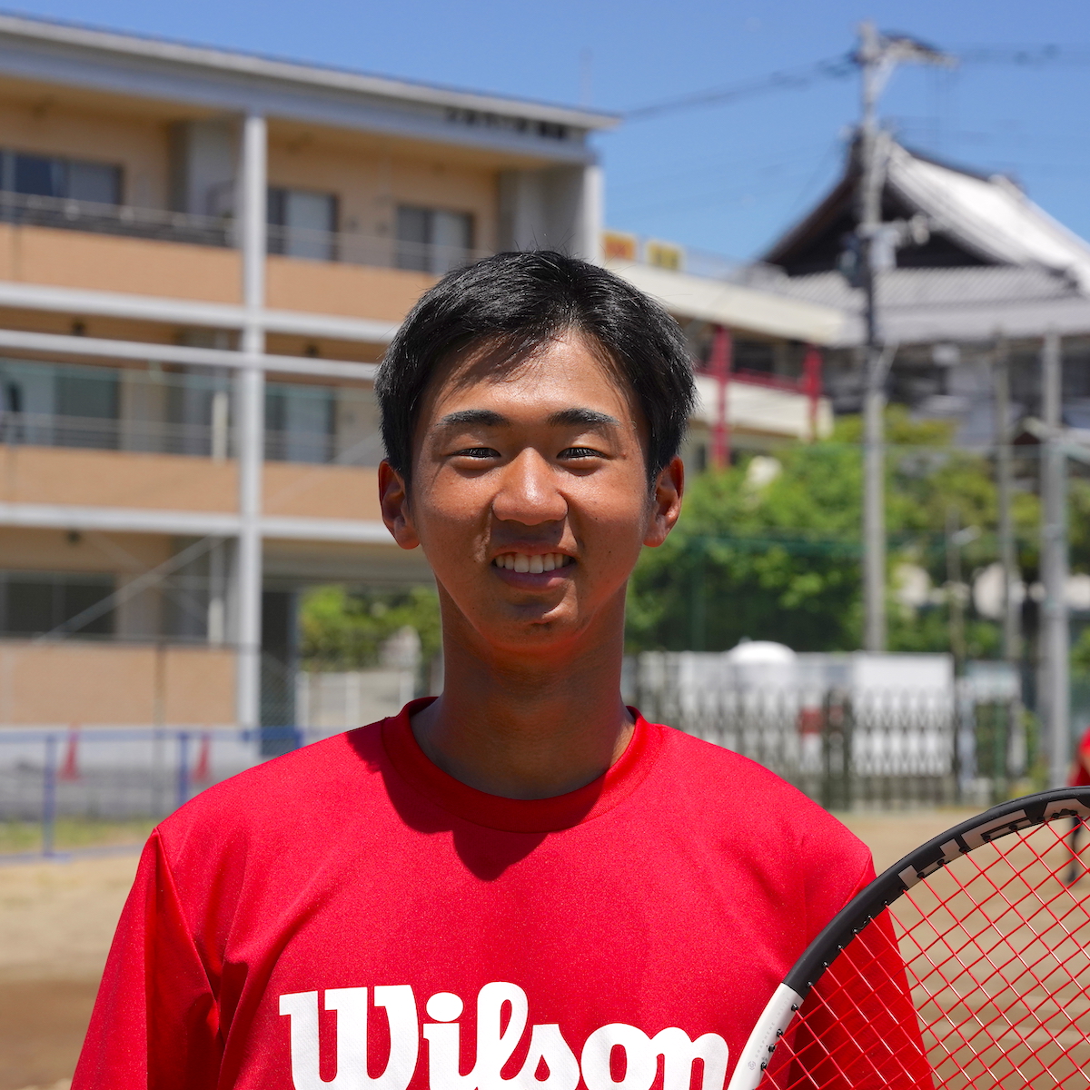 福徳学院高校テニス部　藤田一颯（３年）　file.754