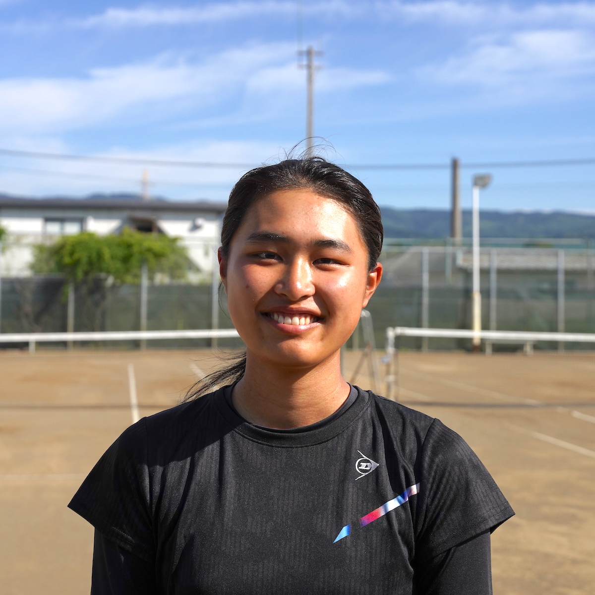 杵築高校テニス部　井上結心（３年）　file.756