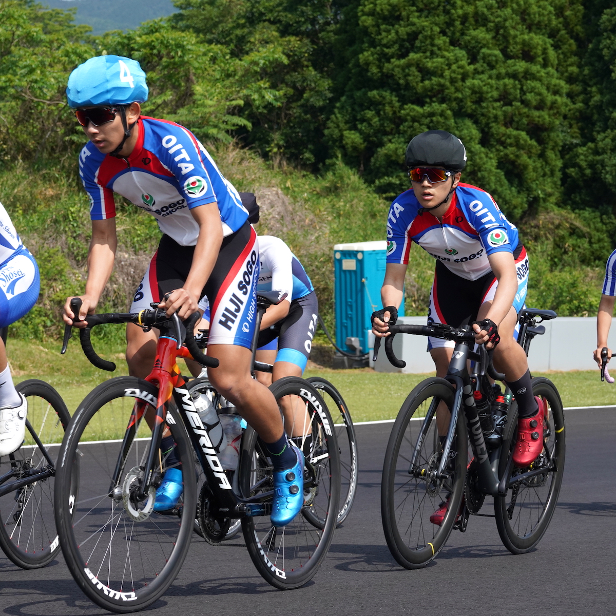 夏の主役たち④　自転車男子　４人の力を集結して入賞目指す日出総合　【大分県】