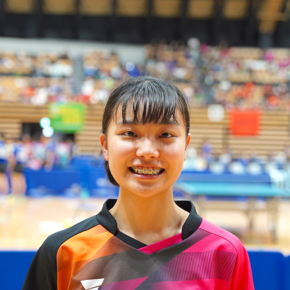 中津南高校卓球部　山口彩実（３年）　file.763