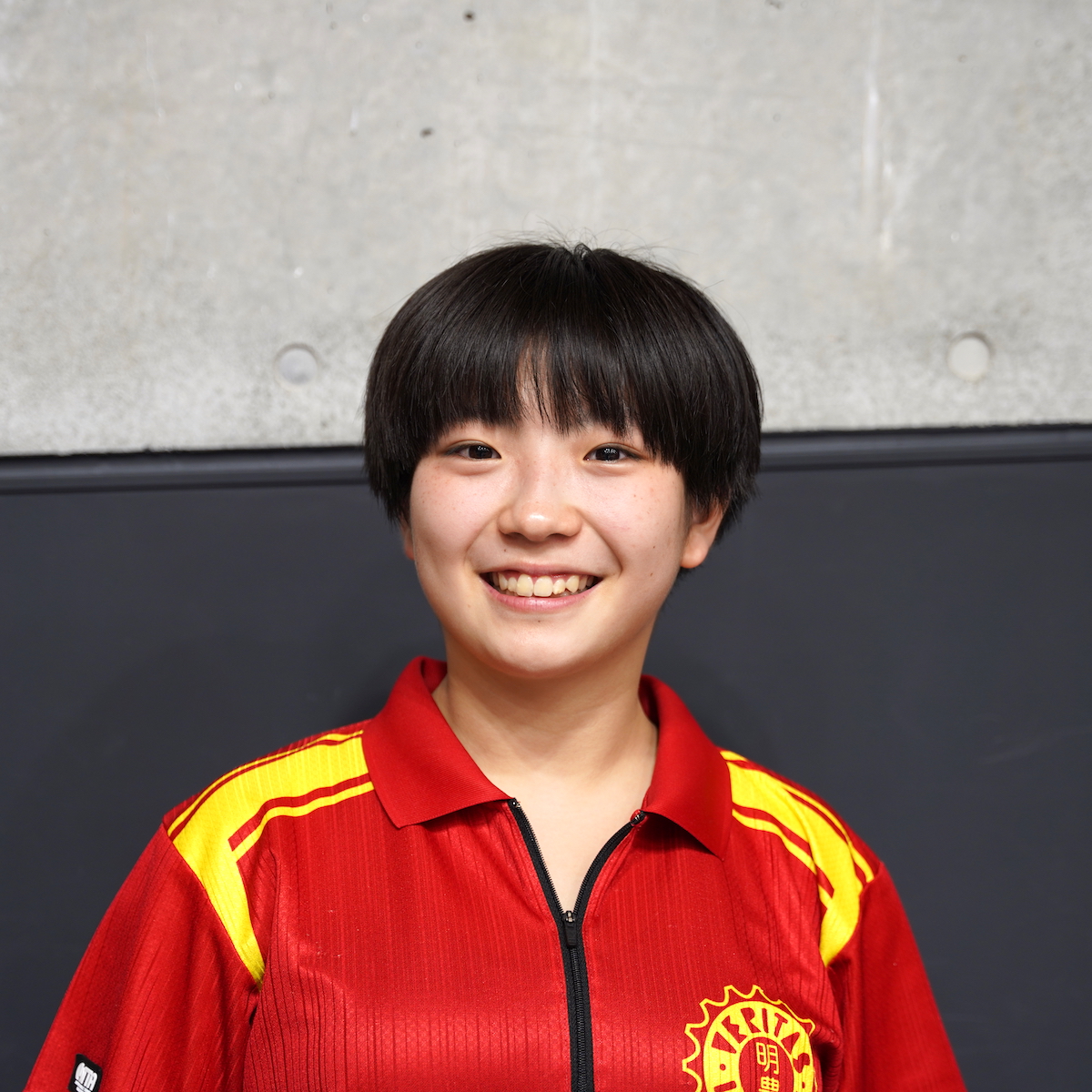 明豊高校卓球部　小関蒼乃（３年）　file.765