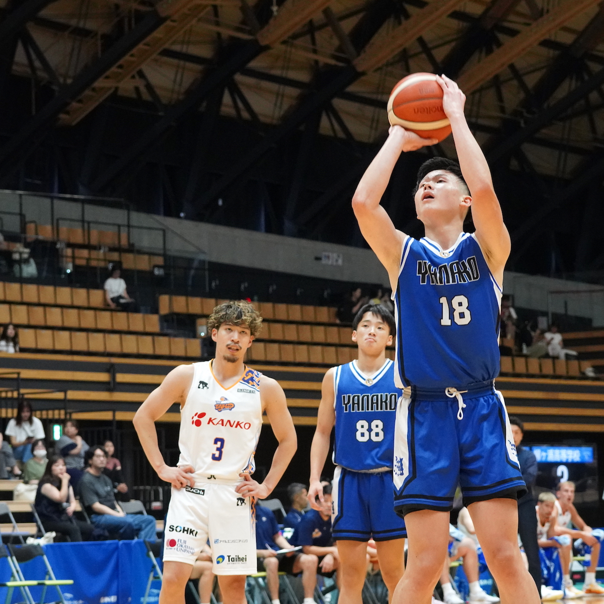 全日本バスケットボール選手権大会　２次ラウンドで柳ケ浦がプロ相手に奮闘　【大分県】