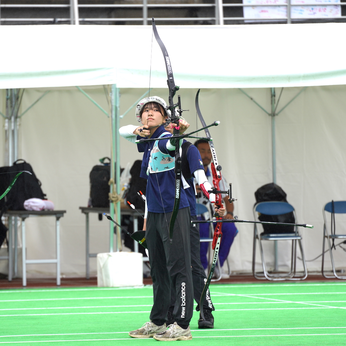 国スポ　アーチェリー少年女子　３連覇ならずも次につながる準優勝　【大分県】