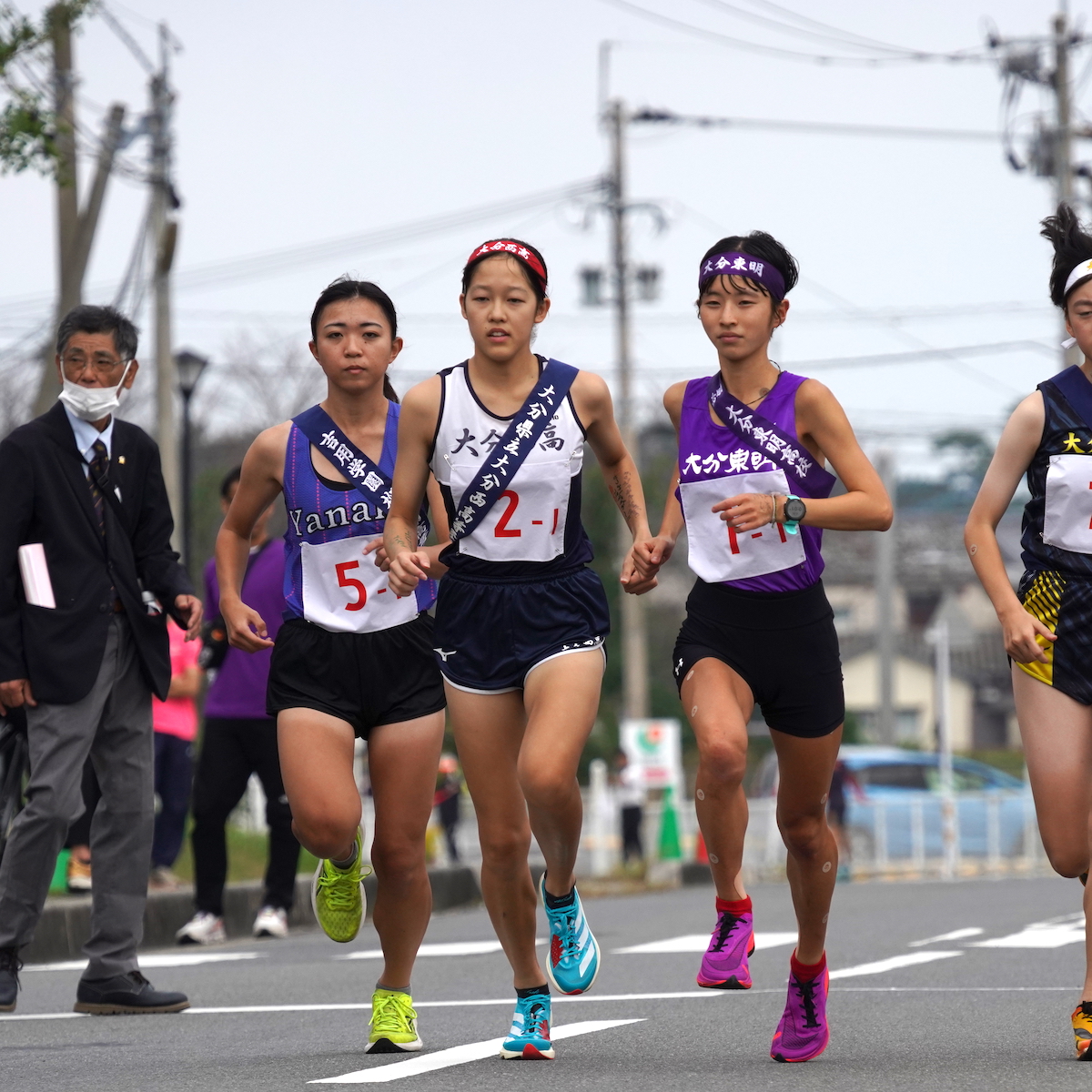 県高校駅伝競走大会　女子　２区間で区間賞と奮闘した大分西　【大分県】
