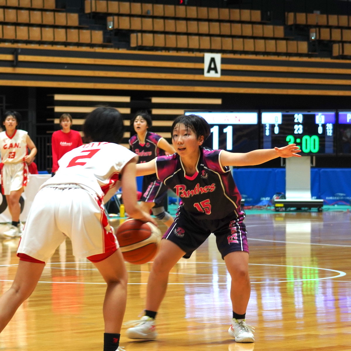 全国U15バスケットボール選手権大会県予選　女子　序盤からリードしたPANTHERS Jr.が５連覇　【大分県】