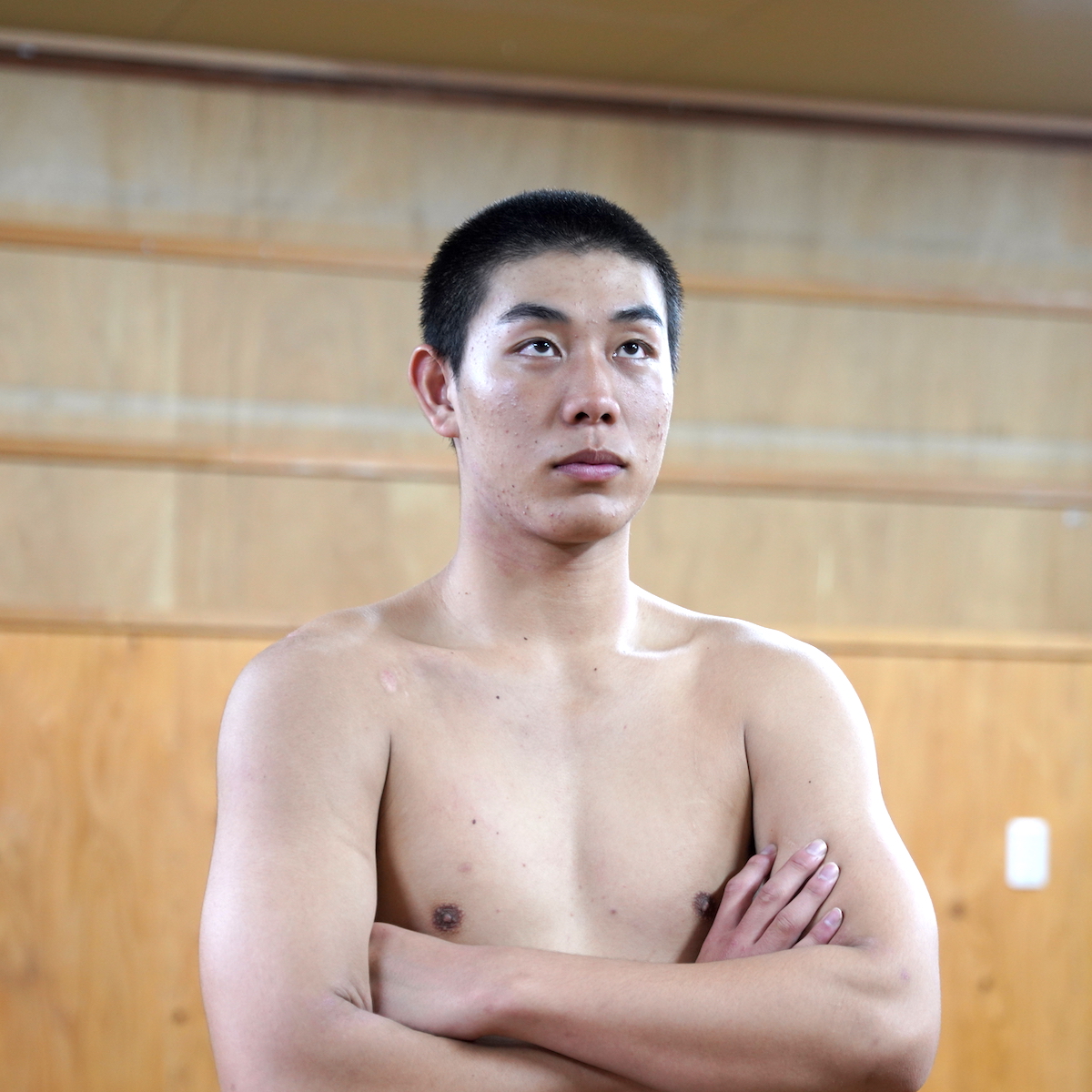 スター候補生インタビュー（５）　相撲　荒木颯太（楊志館３年）　「自分に負けないことがモットー」　【大分県】