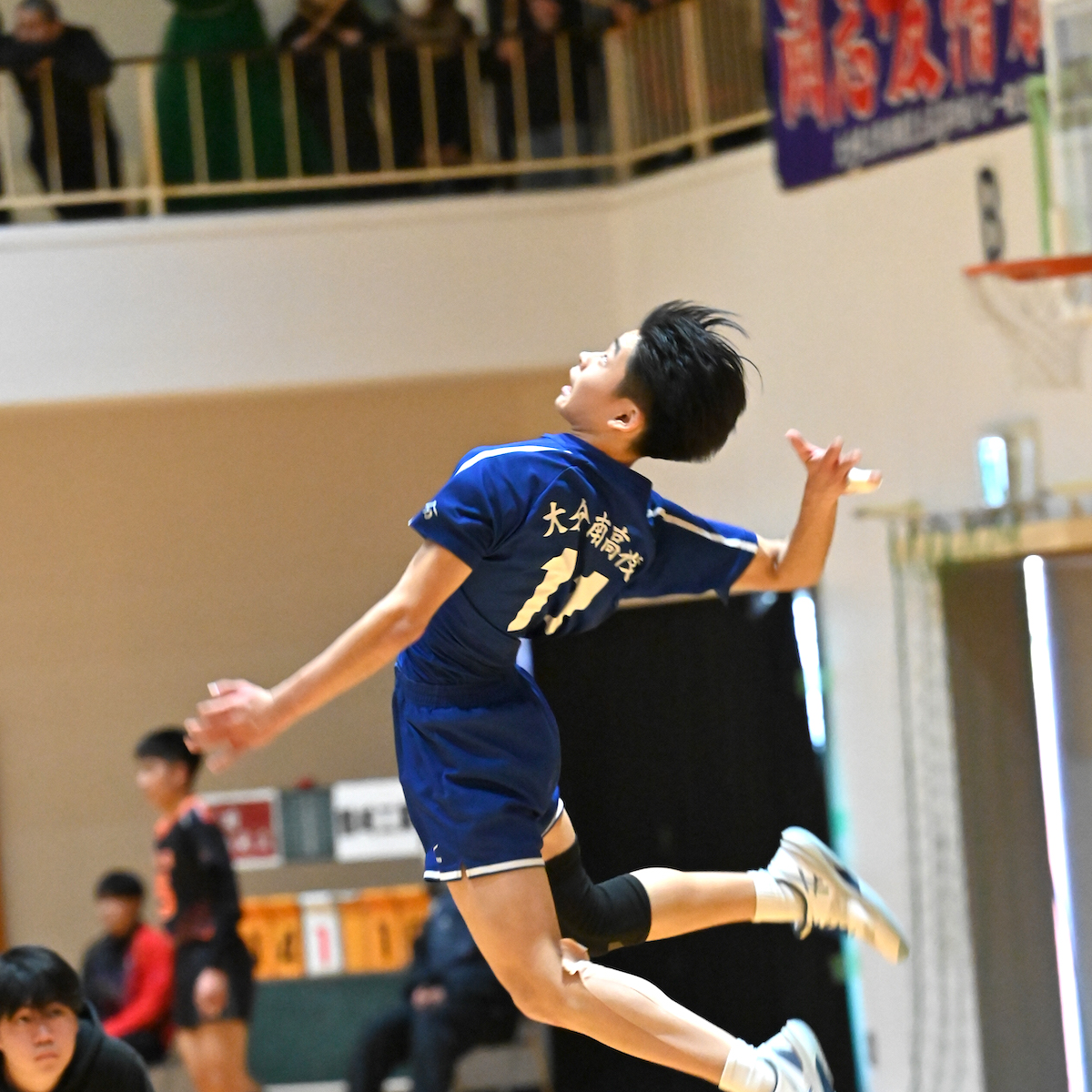 ピックアッププレーヤー　バレーボール男子　新エースに名乗りを上げる嵯峨史都（大分南１年）　【大分県】