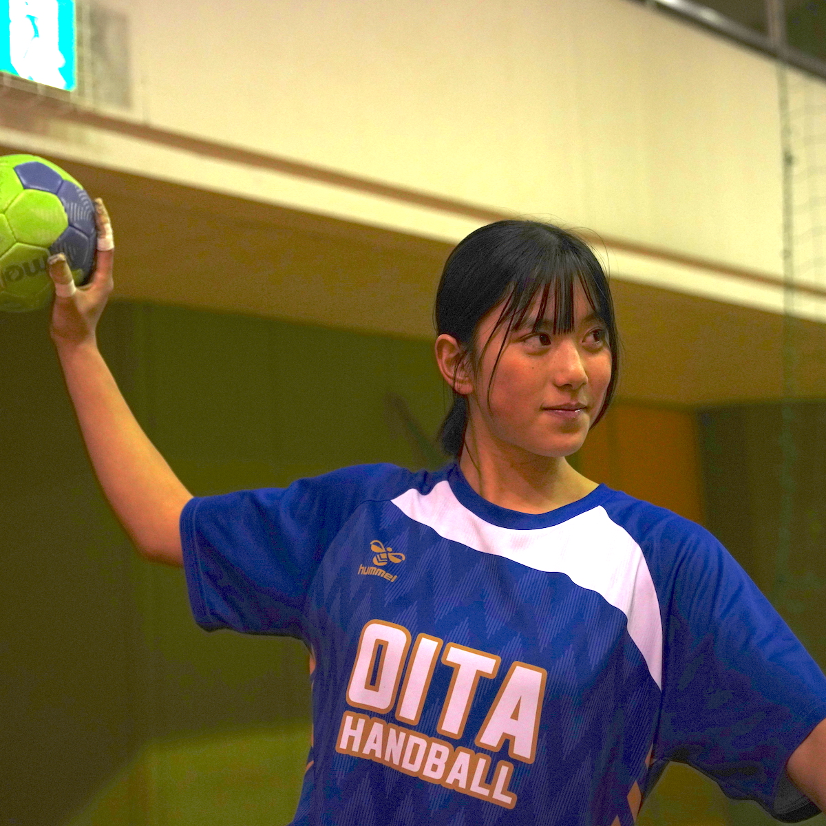 ピックアッププレーヤー　ハンドボール女子　勝利への執着心高まる井上心暖（大分１年）　【大分県】