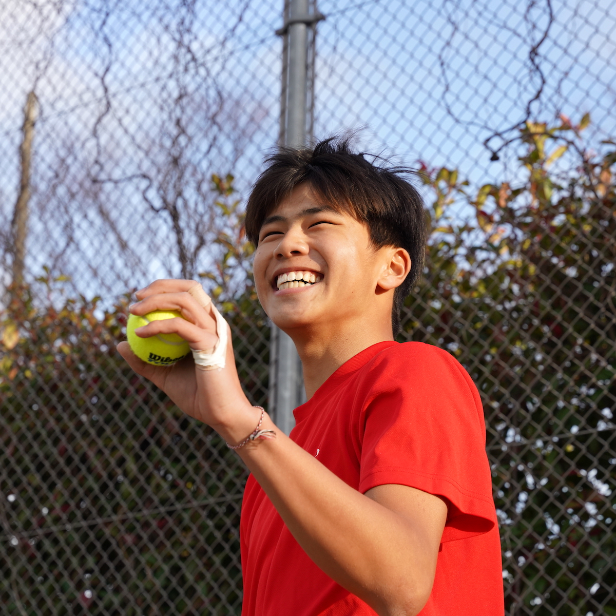 ピックアッププレーヤー　テニス男子　全国制覇への挑戦、１年生エース太田周（大分舞鶴）　【大分県】