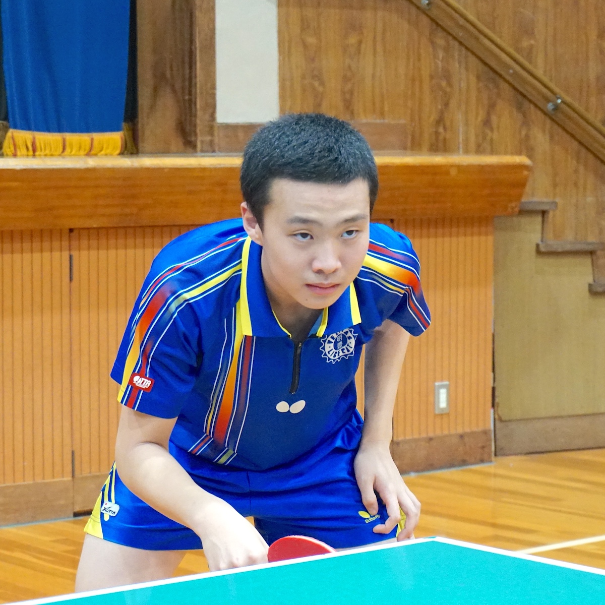 ピックアッププレーヤー　卓球男子　成長著しいキャプテン船橋一真（明豊２年）　【大分県】