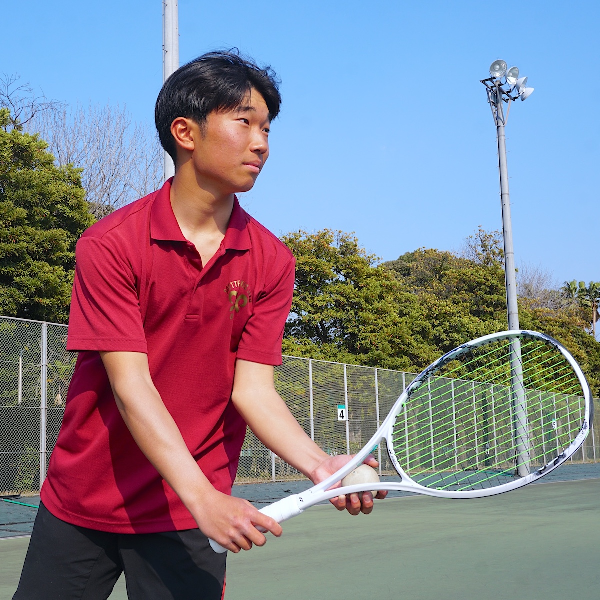 ピックアッププレーヤー　ソフトテニス男子　エースとしての自覚が芽生えた山田卓弥（大分２年）　【大分県】