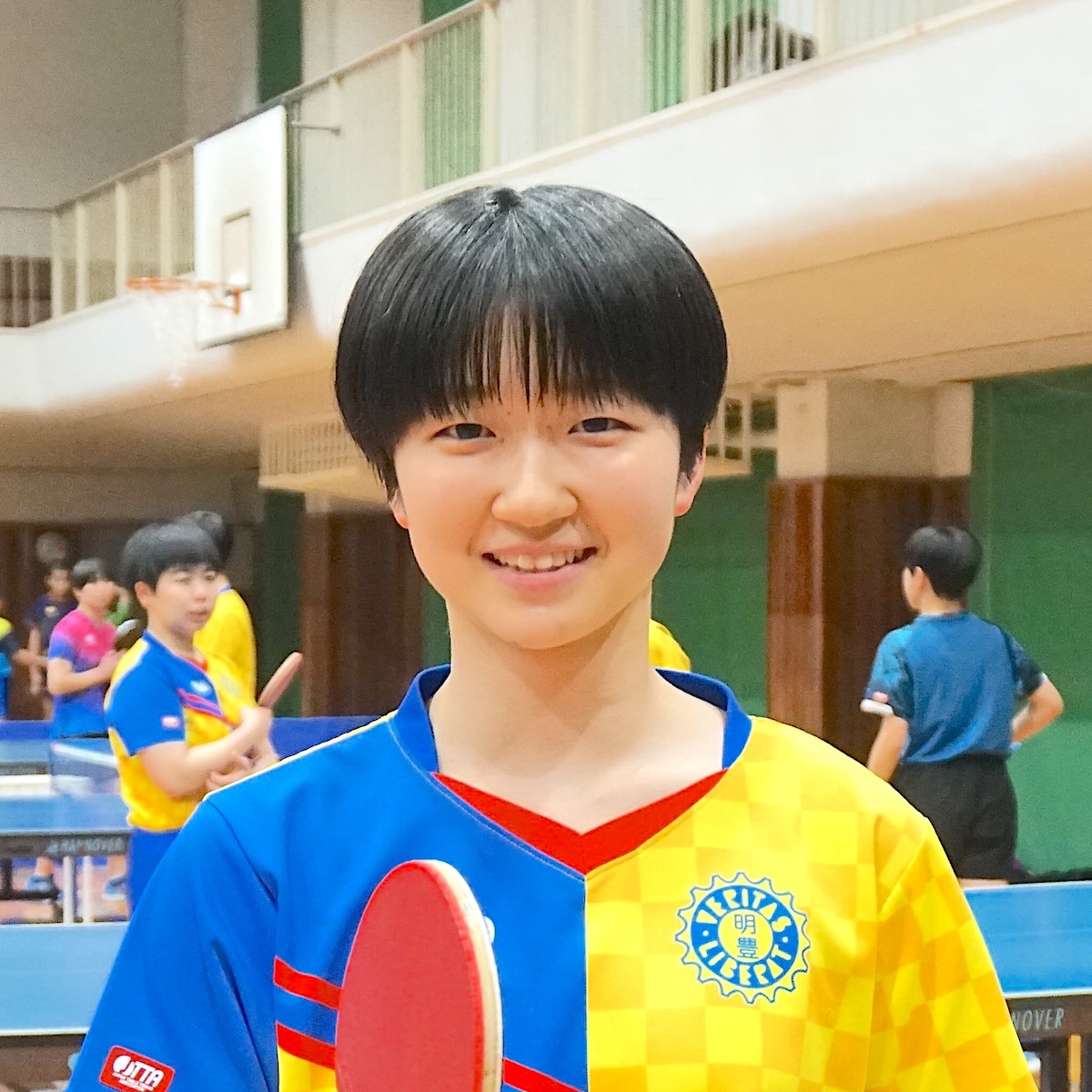 明豊高校卓球部　渡辺莉々子（３年）　file.826